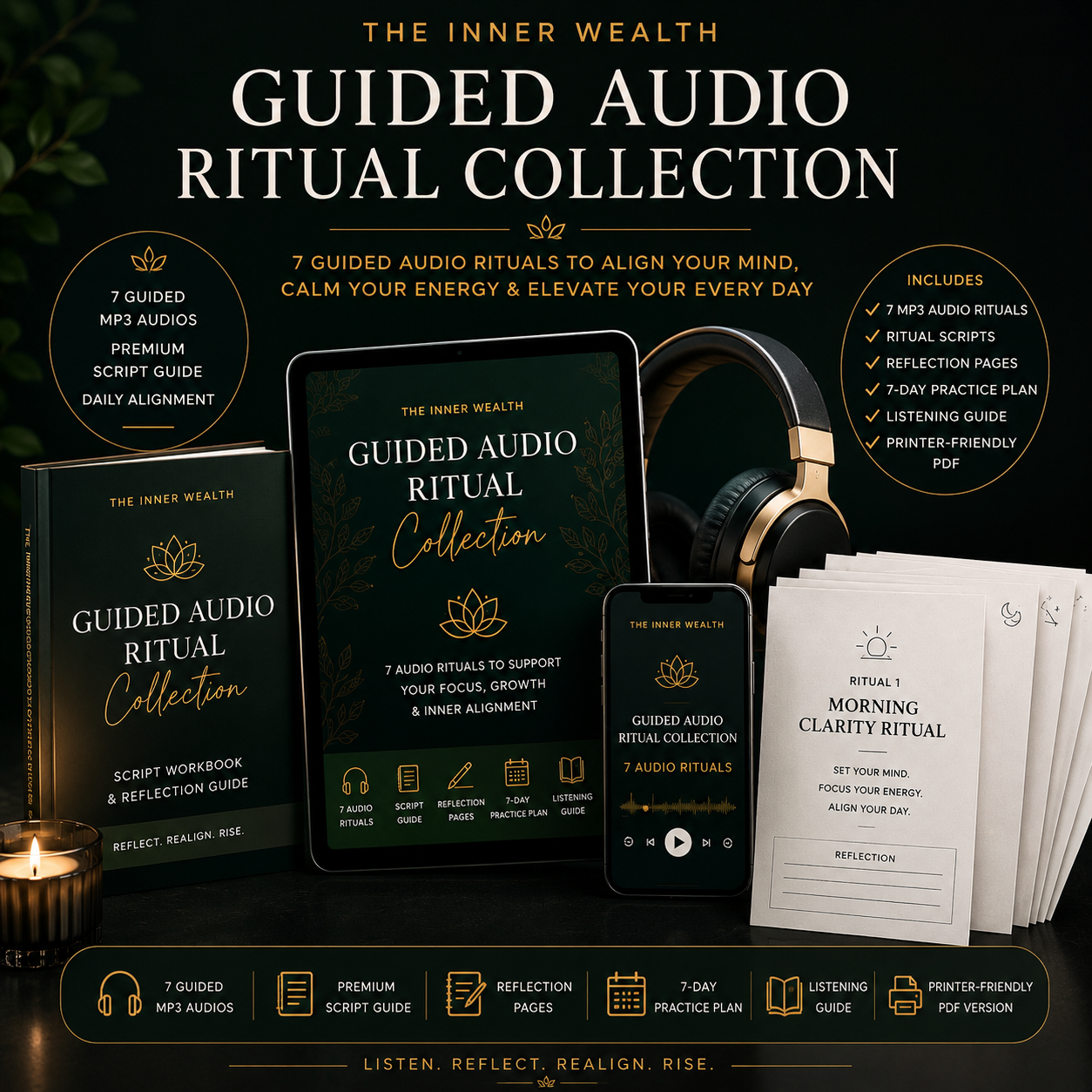 The Inner Wealth Guided Audio Ritual Collection digital product